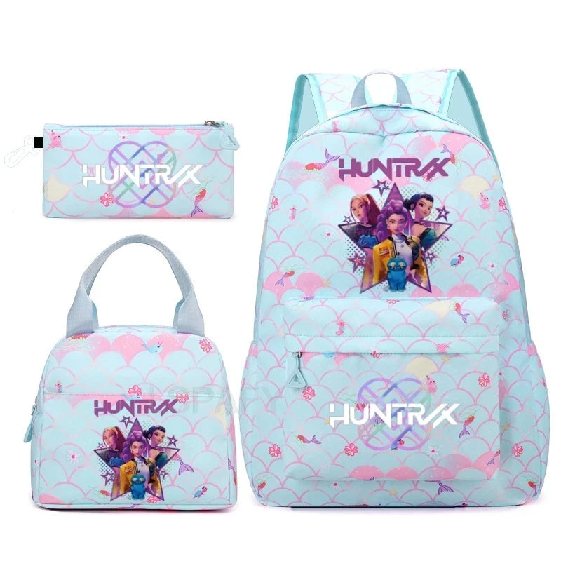 Demon Hunter Student Backpack Set