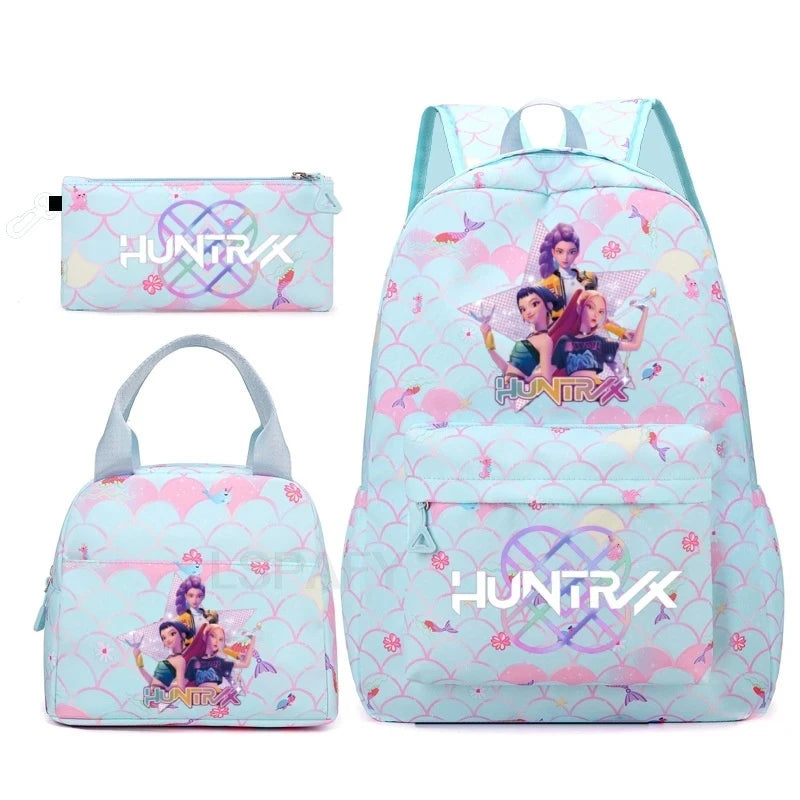 Demon Hunter Student Backpack Set
