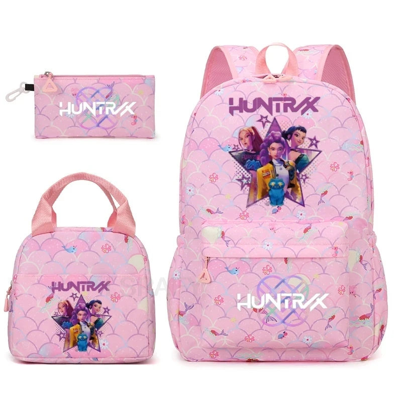 Demon Hunter Student Backpack Set