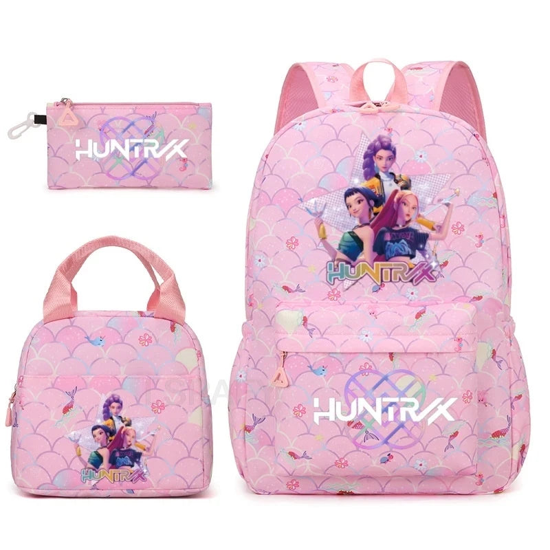 Demon Hunter Student Backpack Set