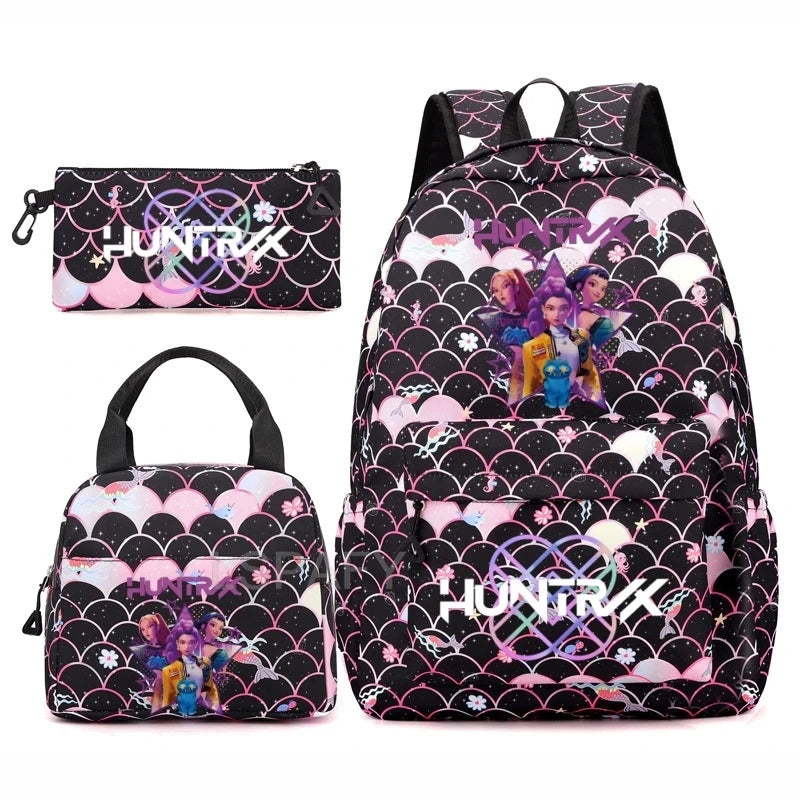 Demon Hunter Student Backpack Set