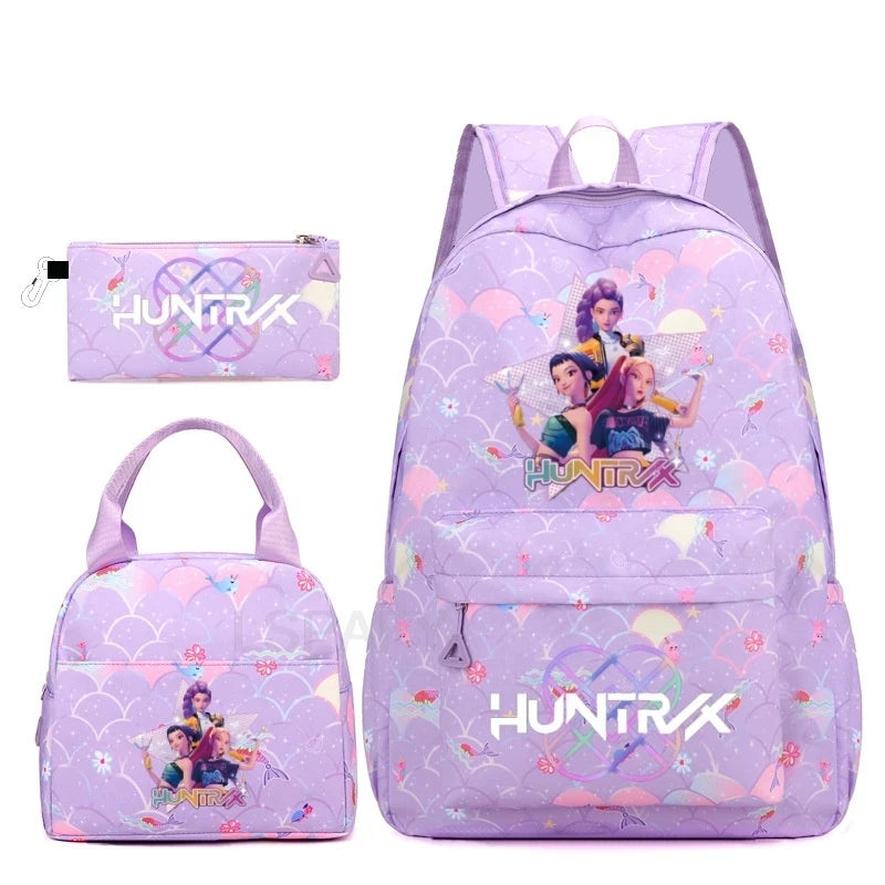 Demon Hunter Student Backpack Set