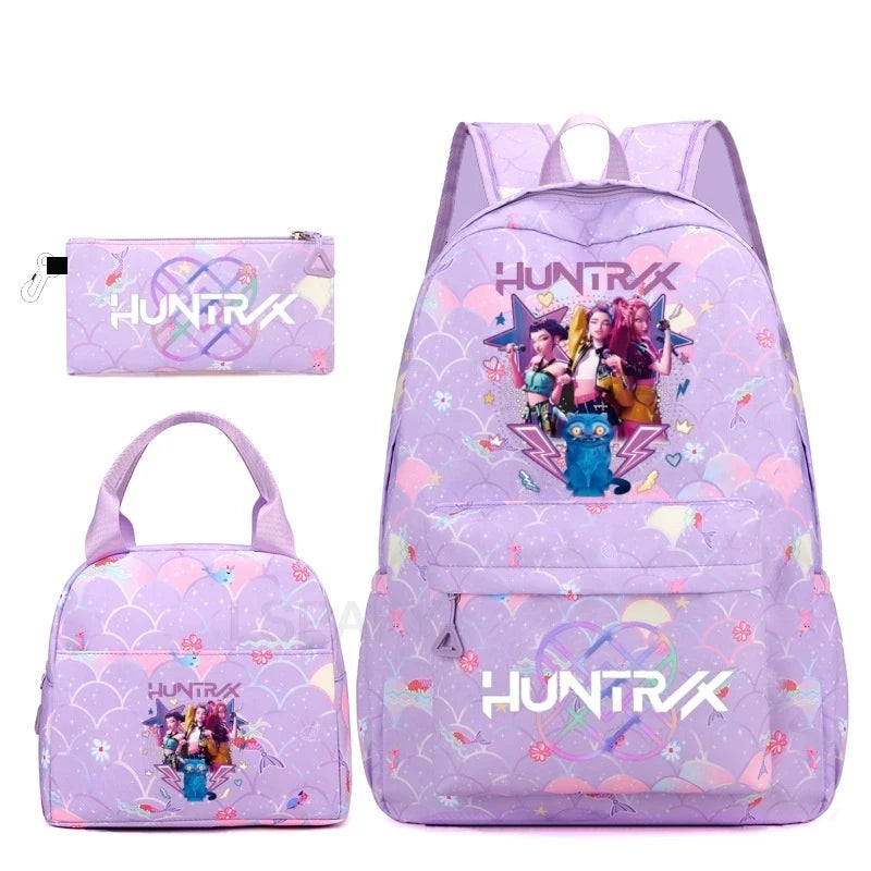 Demon Hunter Student Backpack Set