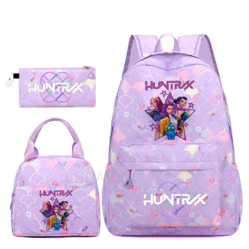 Demon Hunter Student Backpack Set