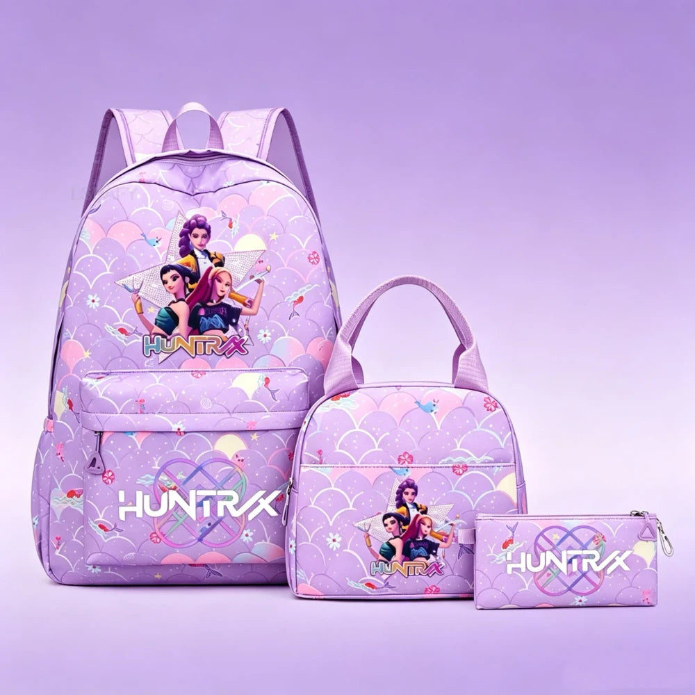 Demon Hunter Student Backpack Set