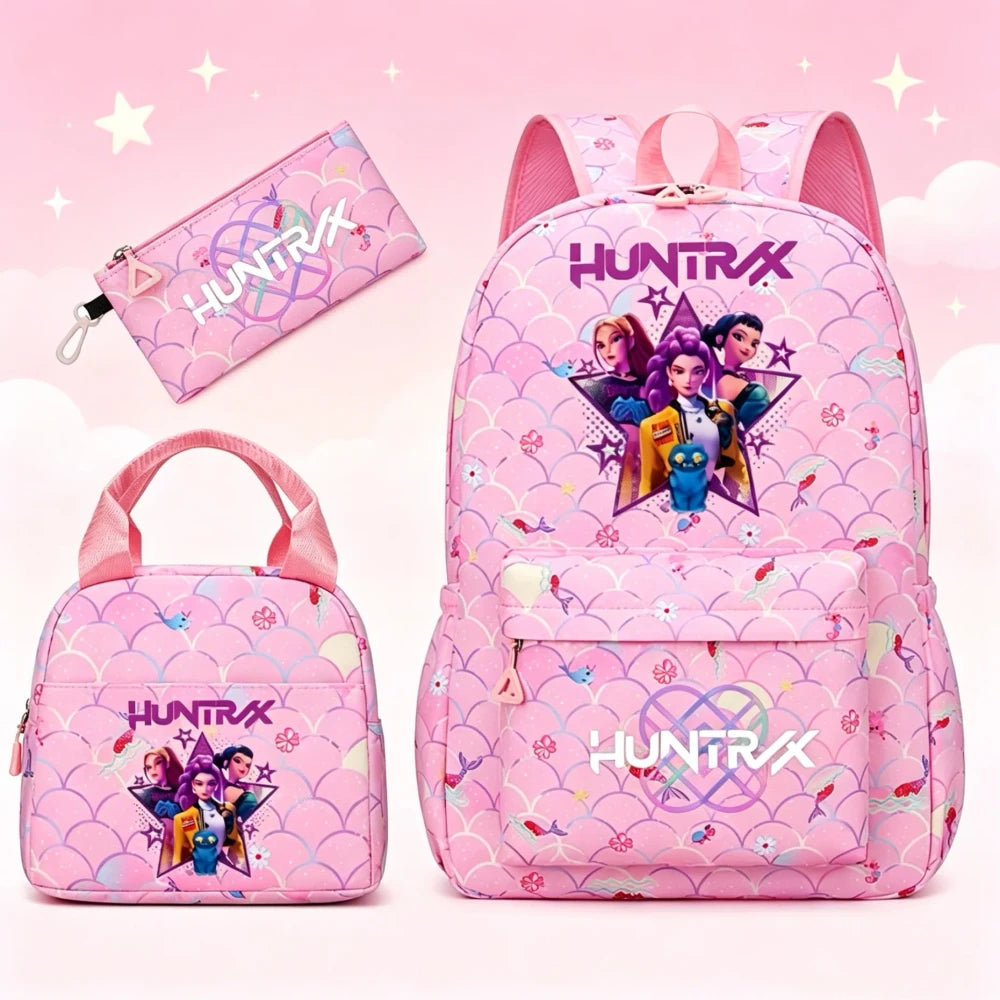 Demon Hunter Student Backpack Set