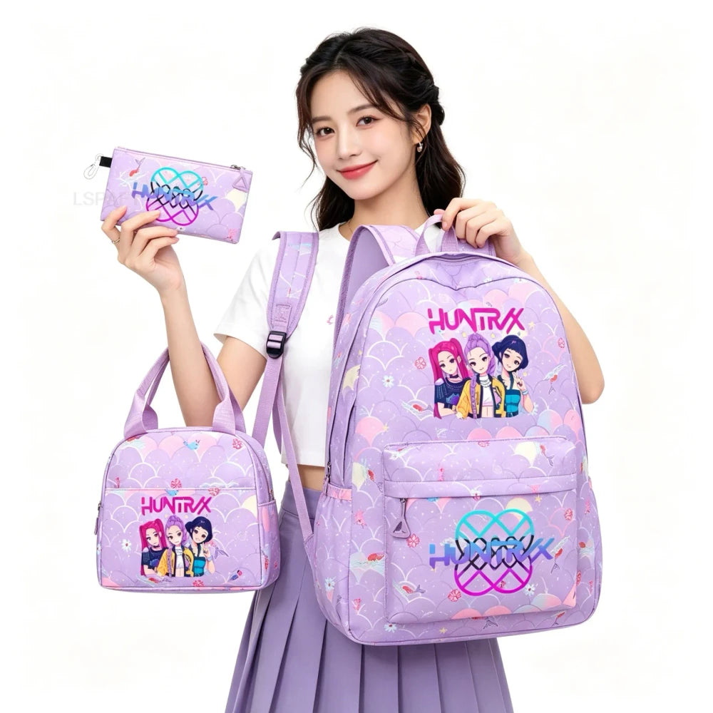Demon Hunter Student Backpack Set